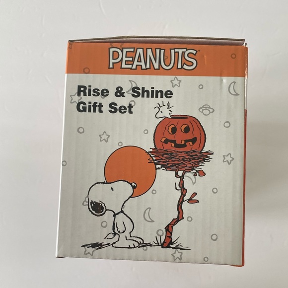 Peanuts Snoopy Halloween Mug & Wine Glass Set NEW - Picture 5 of 10